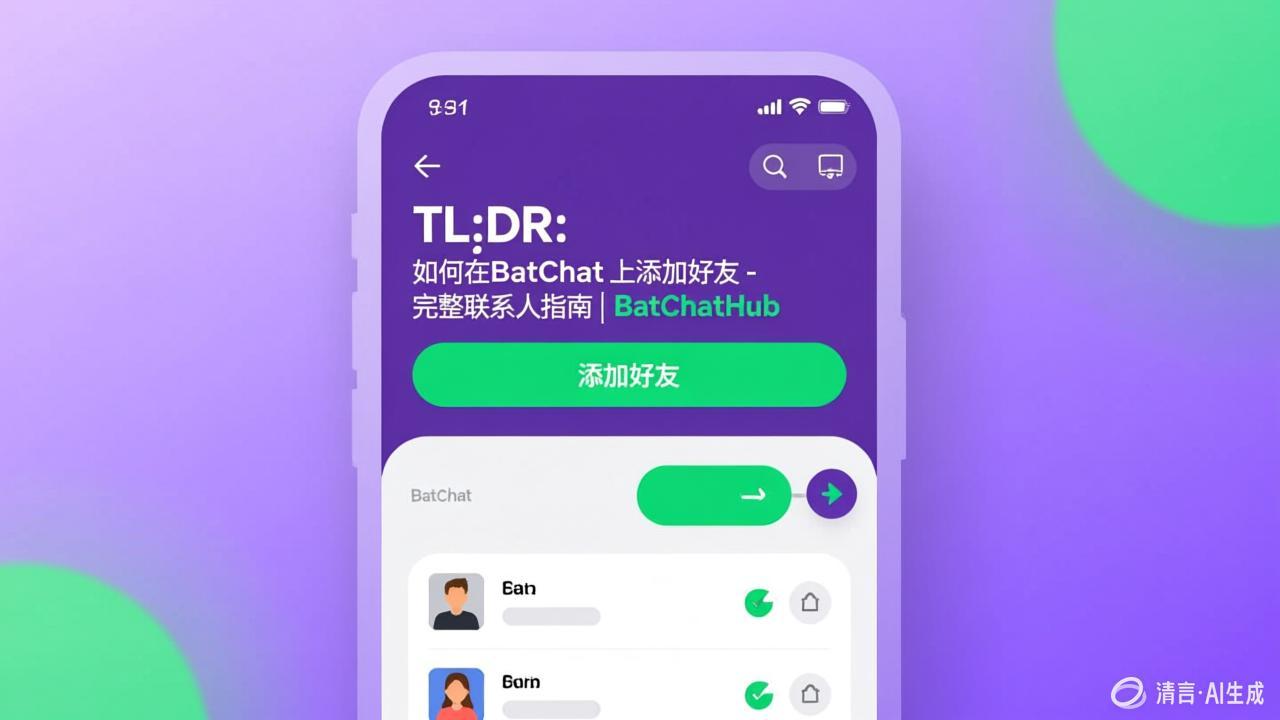 TL;DR - How to Add Friends on BatChat - Complete Contact Guide | BatChatHub