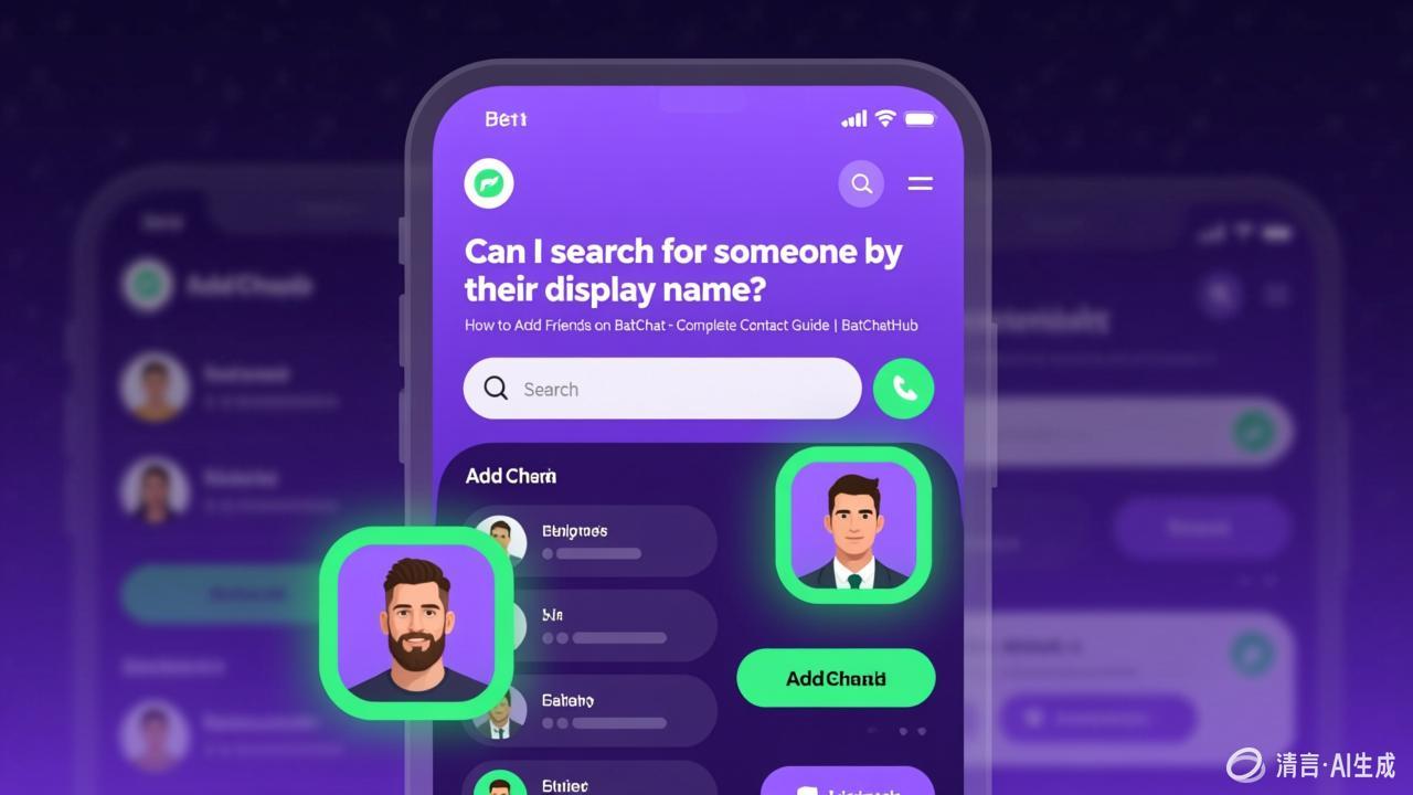 Can I search for someone by their display name? - How to Add Friends on BatChat - Complete Contact Guide | BatChatHub