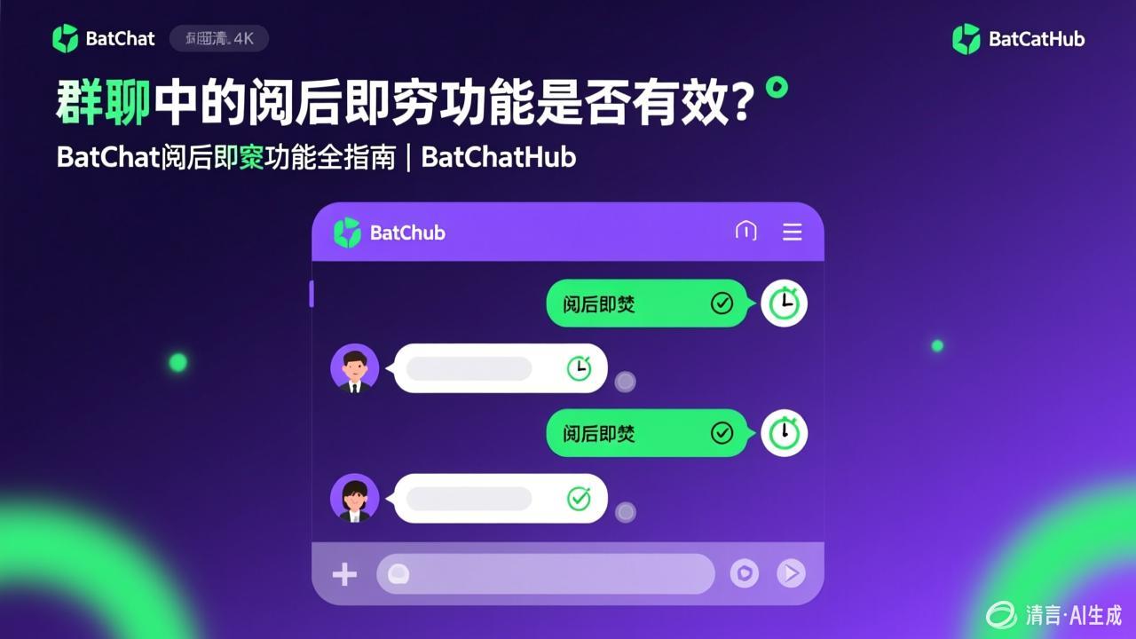 Do Disappearing Messages Work in Group Chats? - BatChat Disappearing Messages - Complete Guide to 阅后即焚 | BatChatHub