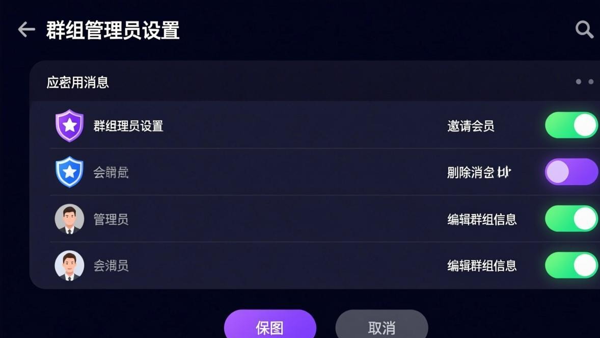 BatchChat group admin settings