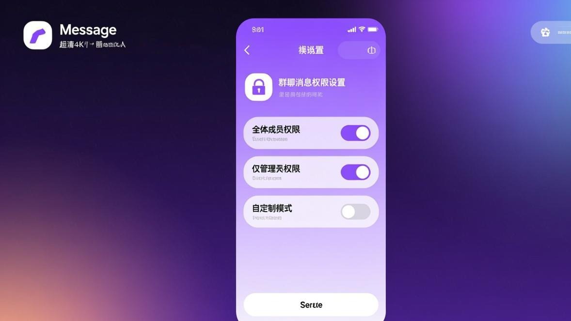 BatchChat group admin settings