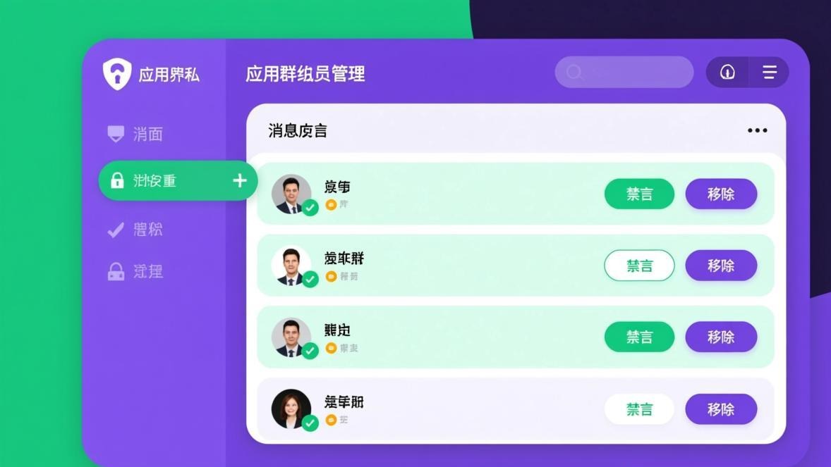 BatchChat group admin settings