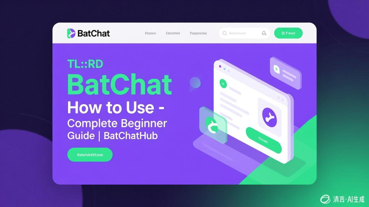 TL;DR - BatChat How to Use - Complete Beginner Guide | BatChatHub