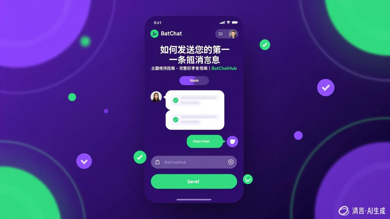 How to Send Your First Message - BatChat How to Use - Complete Beginner Guide | BatChatHub