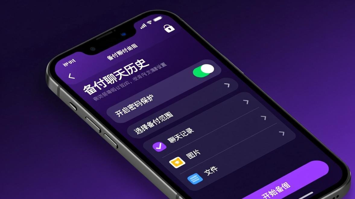 BatChat Android 备份界面操作步骤