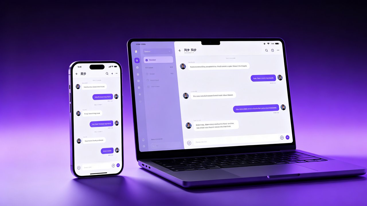 BatChat multi-device login screen