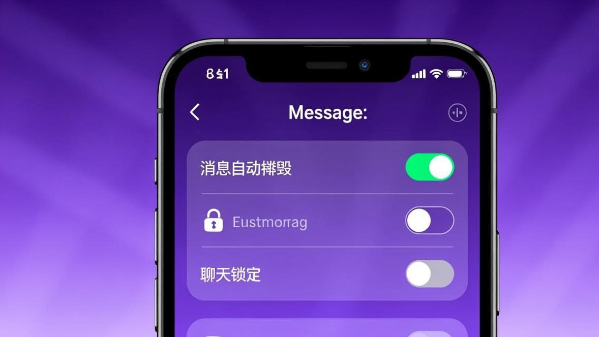 BatChat privacy settings overview - security toggles and protection features