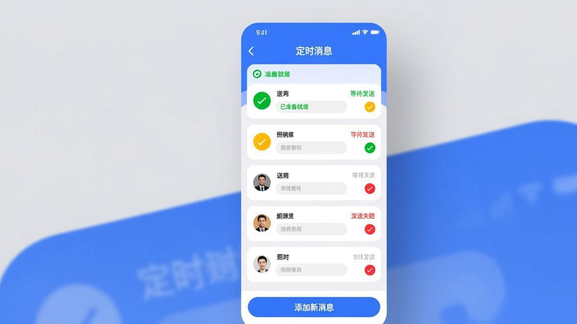 BatChat scheduled messages list