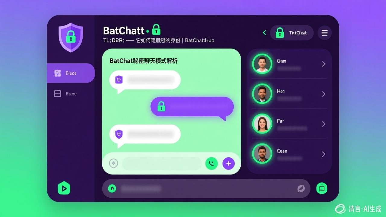 TL;DR - BatChat Secret Chat Mode Explained - How It Hides Your Identity | BatChatHub