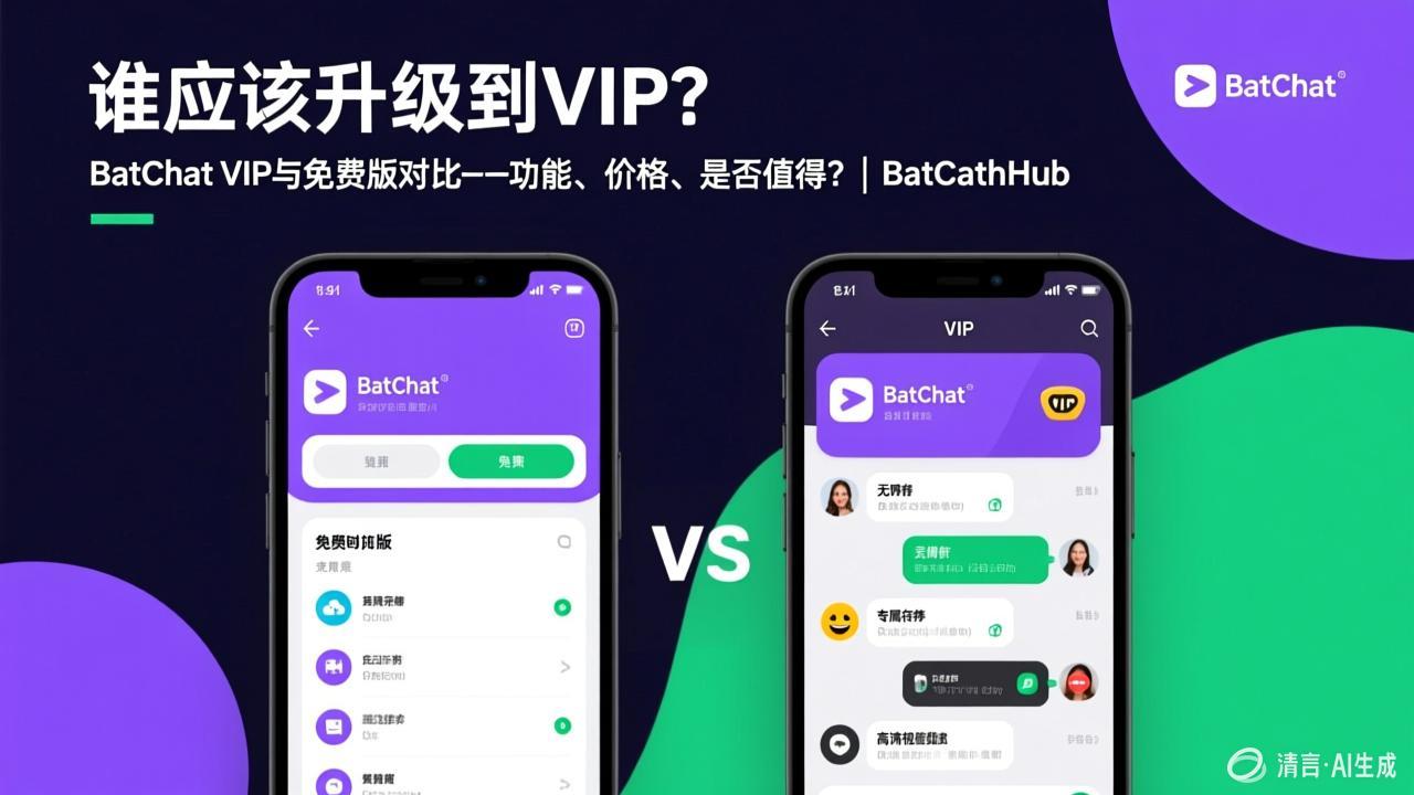 Who Should Upgrade to VIP? - BatChat VIP vs Free — Features, Pricing, Is It Worth It? | BatChatHub