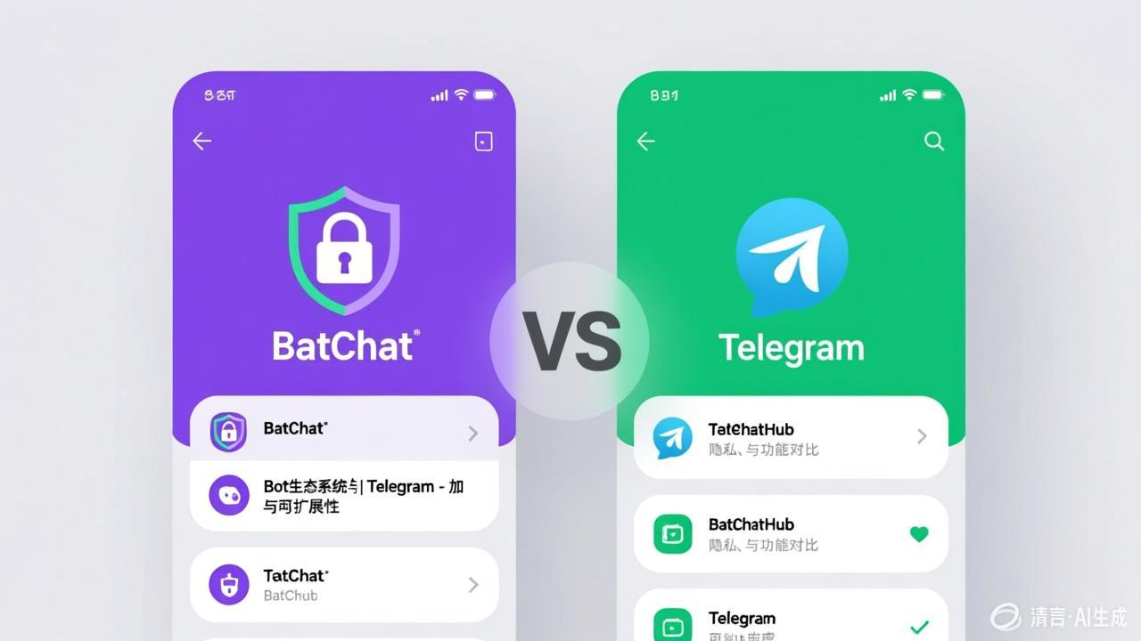 Bot Ecosystem and Extensibility - BatChat vs Telegram - Encryption, Privacy & Features Compared | BatChatHub